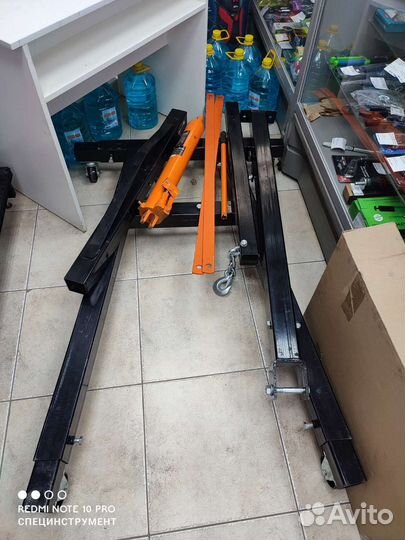 Кран гидравлический 2 т. Гаражный Гусь подъемник