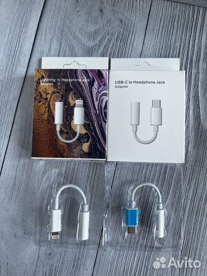 Переходник с type c на 3.5, с lightning на 3.5