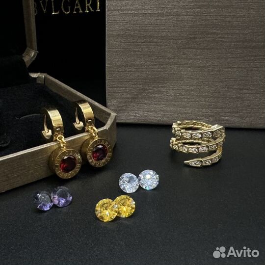 Bvlgari кольцо и серьги