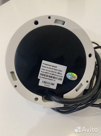 Камера видеонаблюдения антивандальная купольная