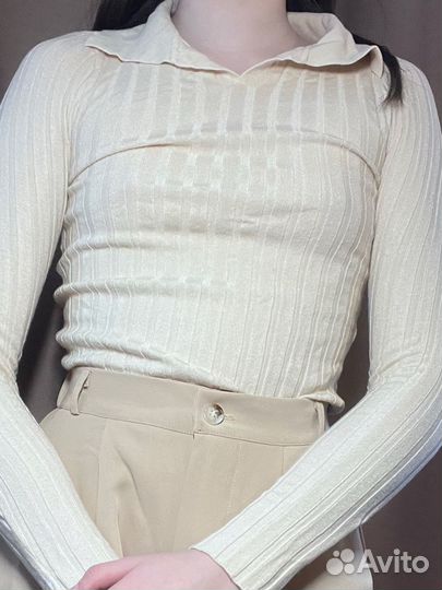 Водолазка бежевая