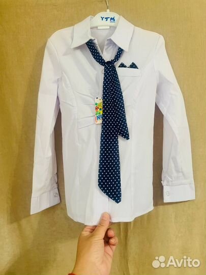 Рубашка детская новая размер 32-34
