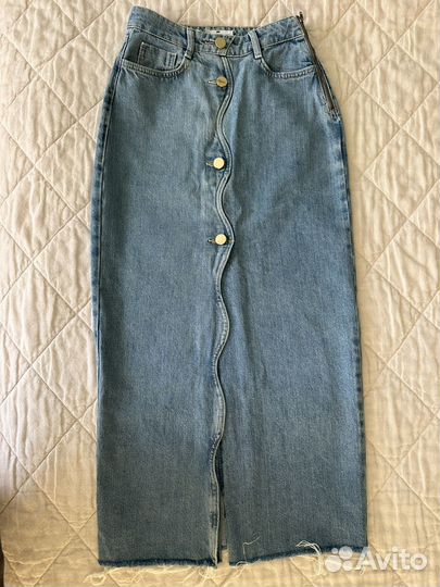 Джинсовая юбка Турция