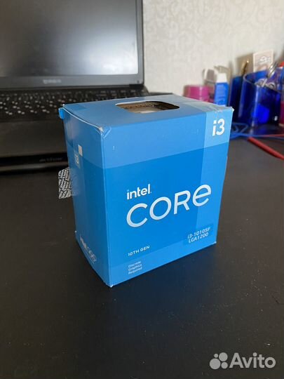 Процессор intel core i3-10105f (LGA 1200) +вент