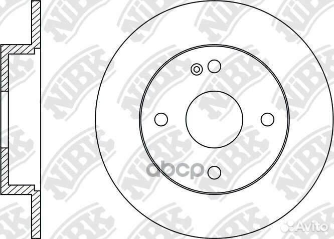 Диск тормозной зад hyundai accent IV Saloon