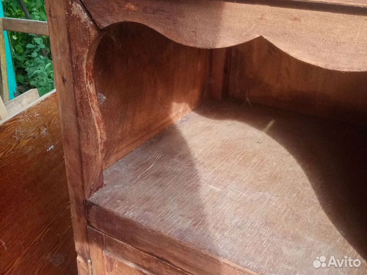 Тумба старинная дубовая