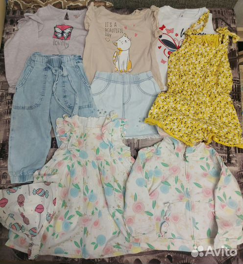 Пакет вещей для девочки 86р