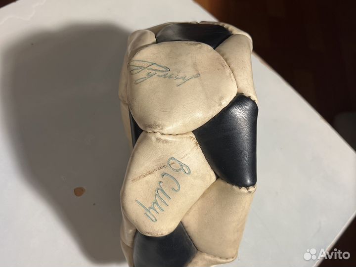 Футбольный мяч FIFA Раритет кожа с автографами