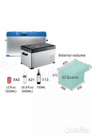 Автохолодильник компрессорный