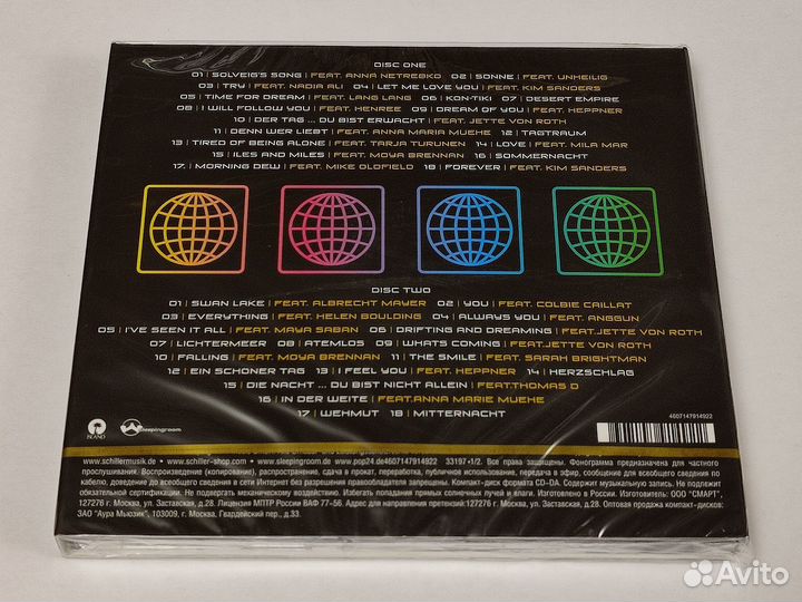 2xcd Schiller - Greatest Hits