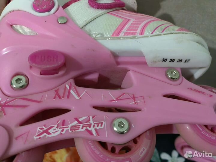 Роликовые коньки детские раздвижные