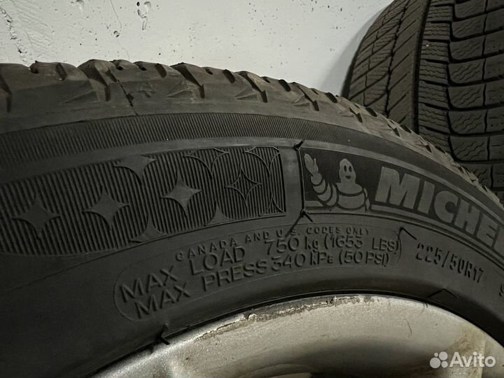 Зимние шины Michelin на дисках Audi 225/50/R17