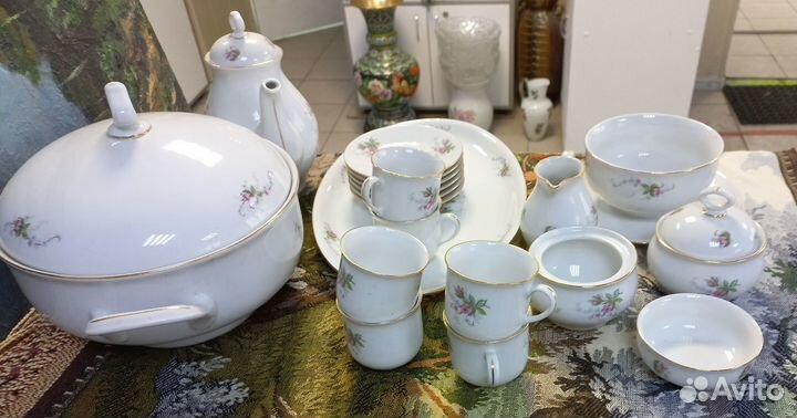 Кофейно-столовый сервиз Богемия. Чехословакия