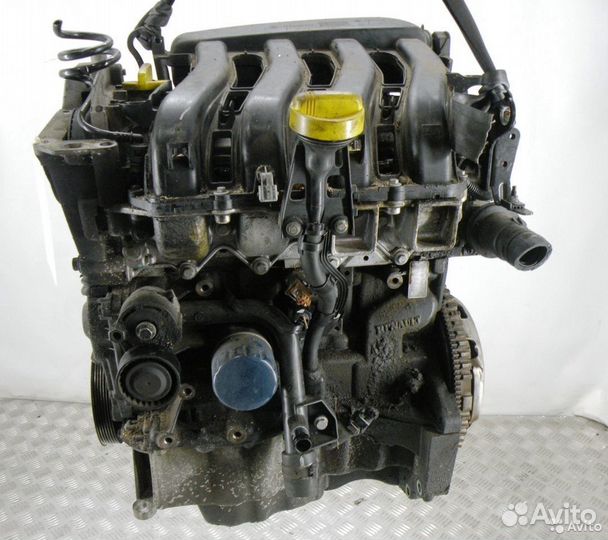 Двигатель 1.6 K4M 766 Renault Scenic 2 Рест Рено