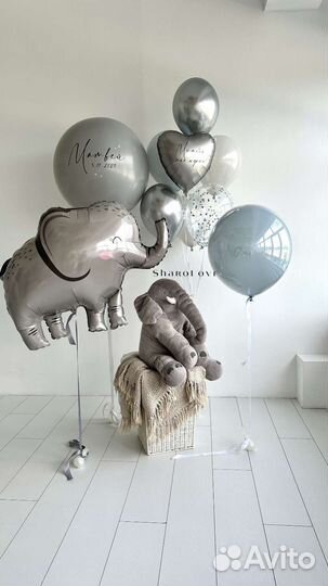 Воздушные шары на выписку из роддома и не только