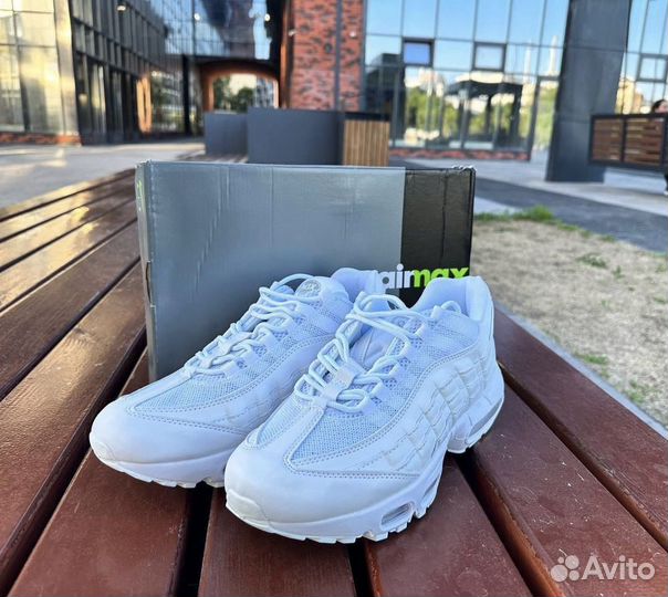 Кроссовки Nike air max 95 белые