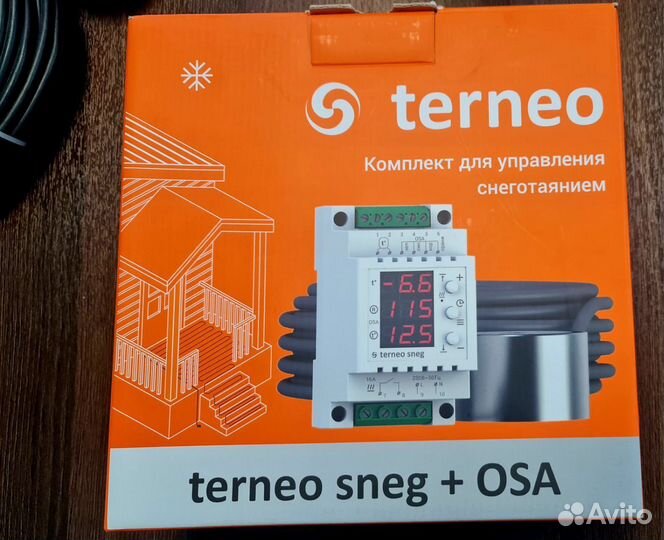 Терморегулятор terneo sneg+датчик osa метеостанция