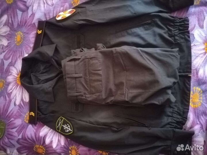 Военная офисная форма, чёрная