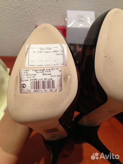 Dolce gabbana оригинал обувь