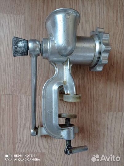 Мясорубка ручная бу, утятница алюминий СССР