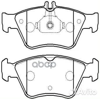 Колодки тормозные MB W210 96- перед. HP5195 HSB