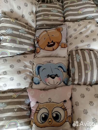 Бортики в кроватку