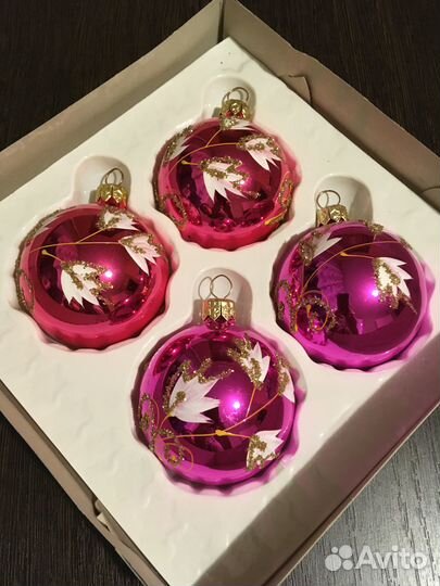 Ручная работа ф-ка Иней, 1995г/ Елочные украшения