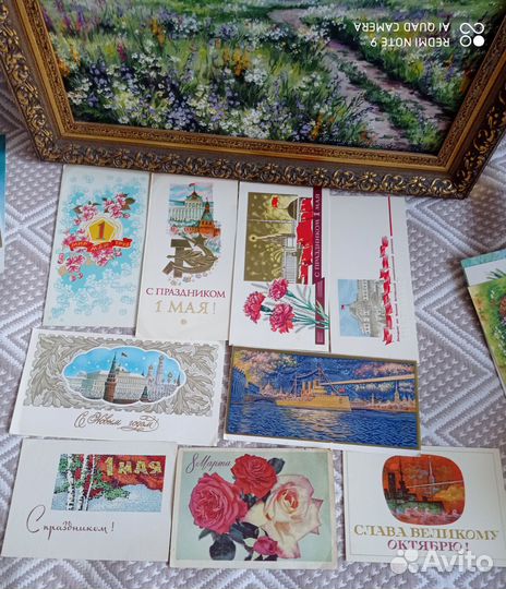 Набор открыток СССР 54 шт. Чистые