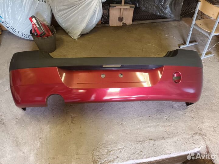 Задний бампер renault logan 1