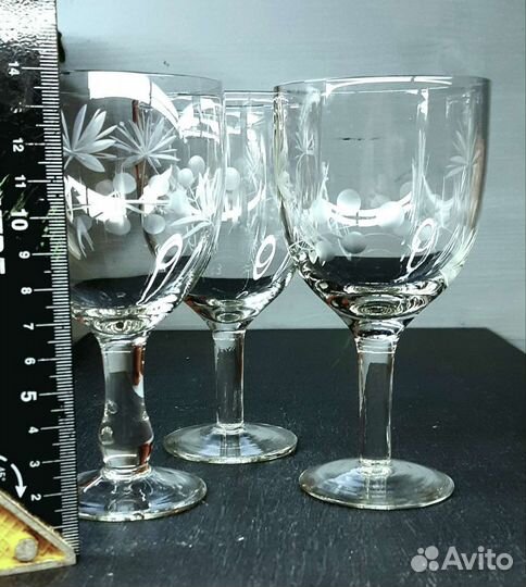 Фужеры хрустальные СССР