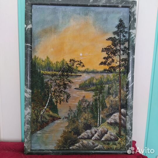 Картина из натурального камня