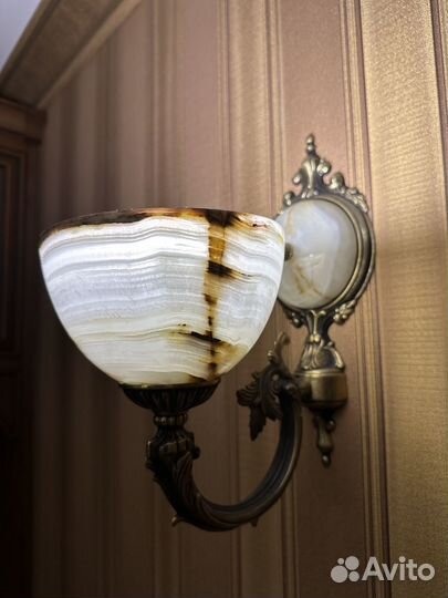 Люстра из камня нк-О-25 ток (405)