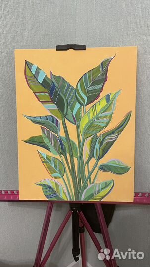 Картина 35х45, холст на подрамнике, акрил