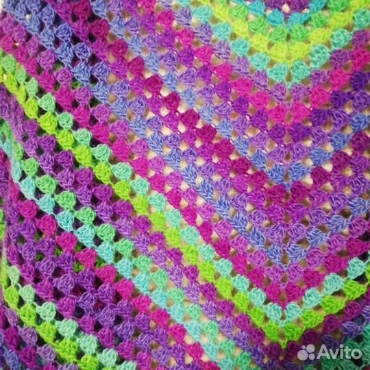 Шаль ручной работы новая