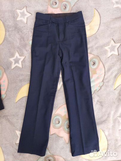 Костюм школьный тройка 146 белорусский синий