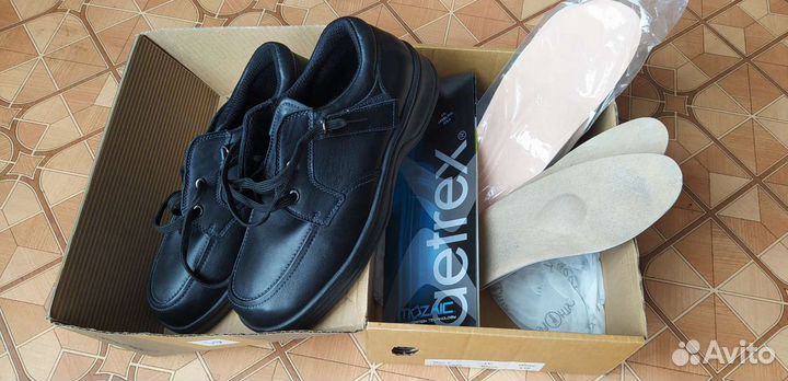 Туфли мужские кожаные ортопедические