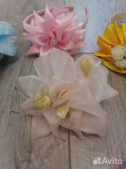 Банты, обручи для волос на праздник, для утренника