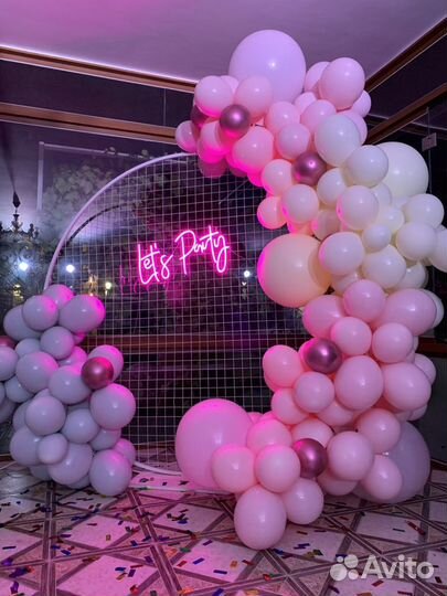 Круглая сетка каркасс для фотозон