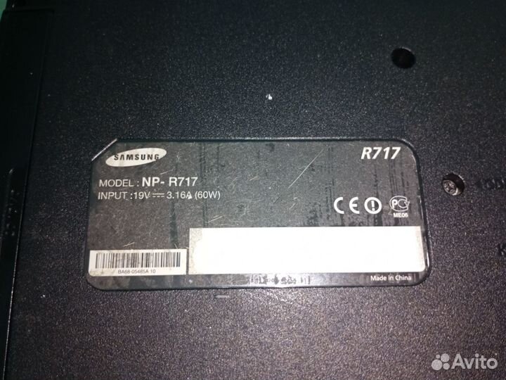 Ноутбук Samsung R717 (17