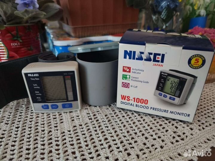 Тонометр на запястье nissei ws-1000