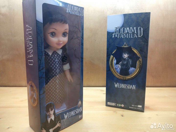 Кукла музыкальная Венсдей из сериала Уэнсдей Адамс