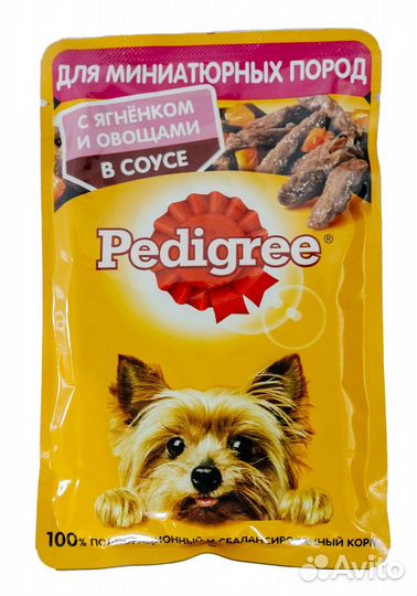 Влажный корм Pedigree для собак миниатюрных пород