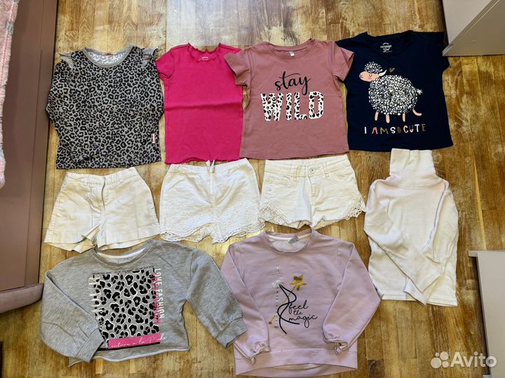 Огромный пакет вещей 104-110