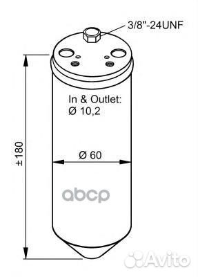Осушитель кондиционера 33319 NRF