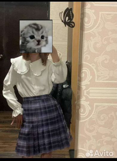 Блузка белая