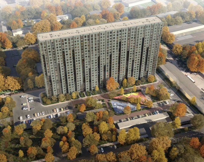 2-к. квартира, 64 м², 9/22 эт.