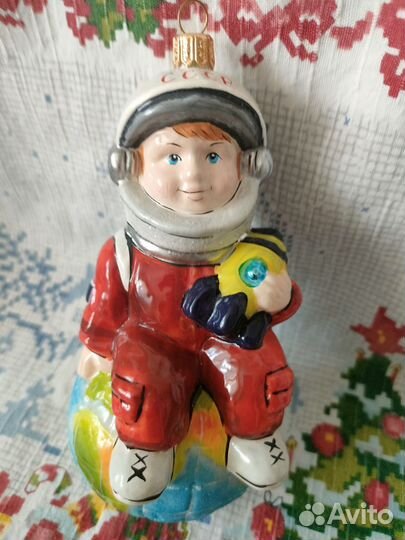 Ёлочная игрушка Impuls мальчик космонавт