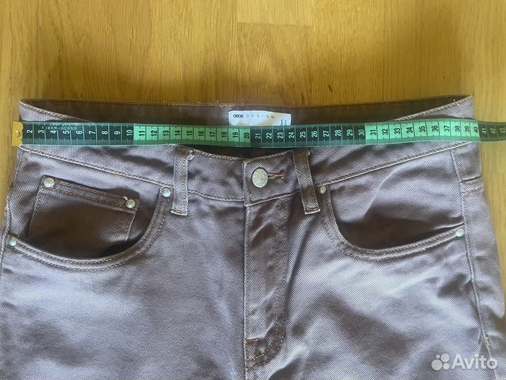 Джинсы ASOS темно-бежевые