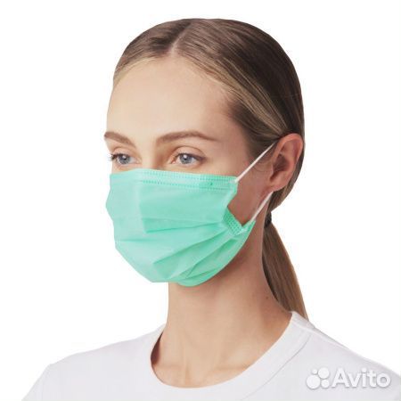 Маска медицинская цветная