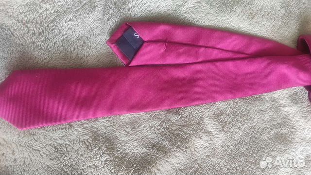 Галстук бордовый